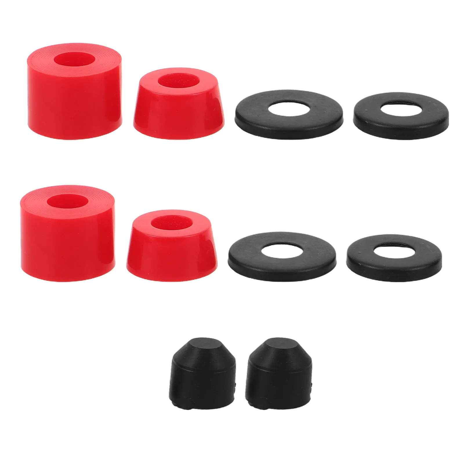 

1Set Skateboard Truck Shock Pad Set PU Vibration Damping Gasket Absorber Pads for Riser Pads Bushings Kit Roller Skate Longboard