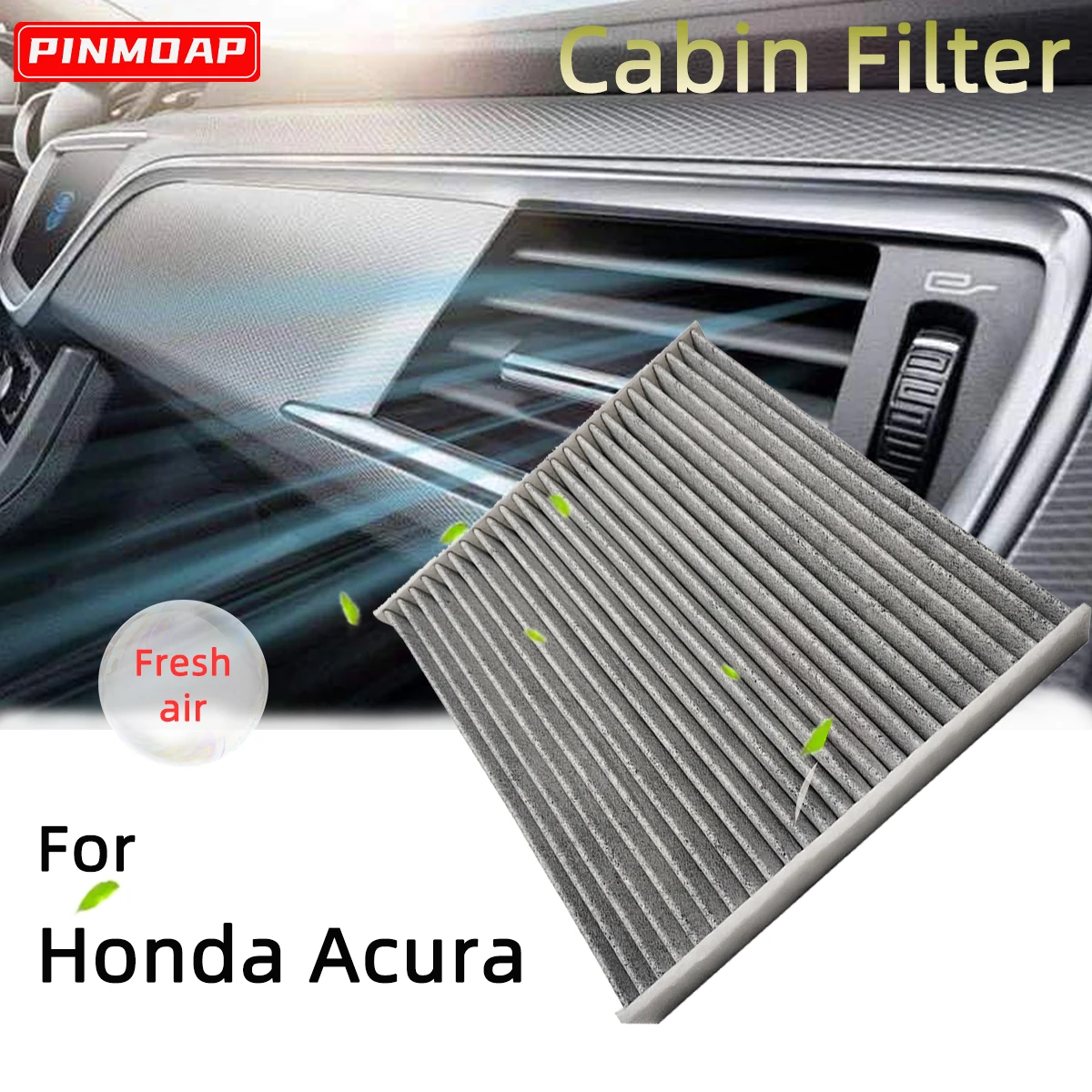 

Car Cabin Air Filter for Honda Acura Filters CF10134 P3875WS 80219-SHJ-A01 80292-SDA-407 80292-SDA-A01