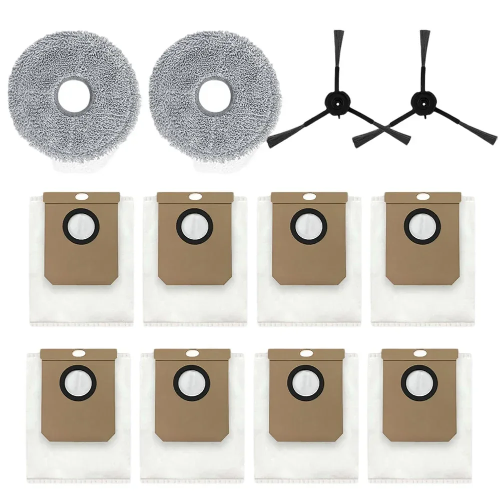 

Комплект запчастей для робота-пылесоса: салфетки для влажной уборки, мешки для сбора пыли, нейлоновые боковые щетки, салфетки из микрофибры, нетканые материалы