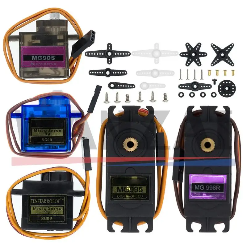 SG90 MG90 MG90S Servolar Dijital MG995 MG996 Servo Metal Dişli Futaba JR Araba RC Model Helikopter Tekne Arduino UNO Diy