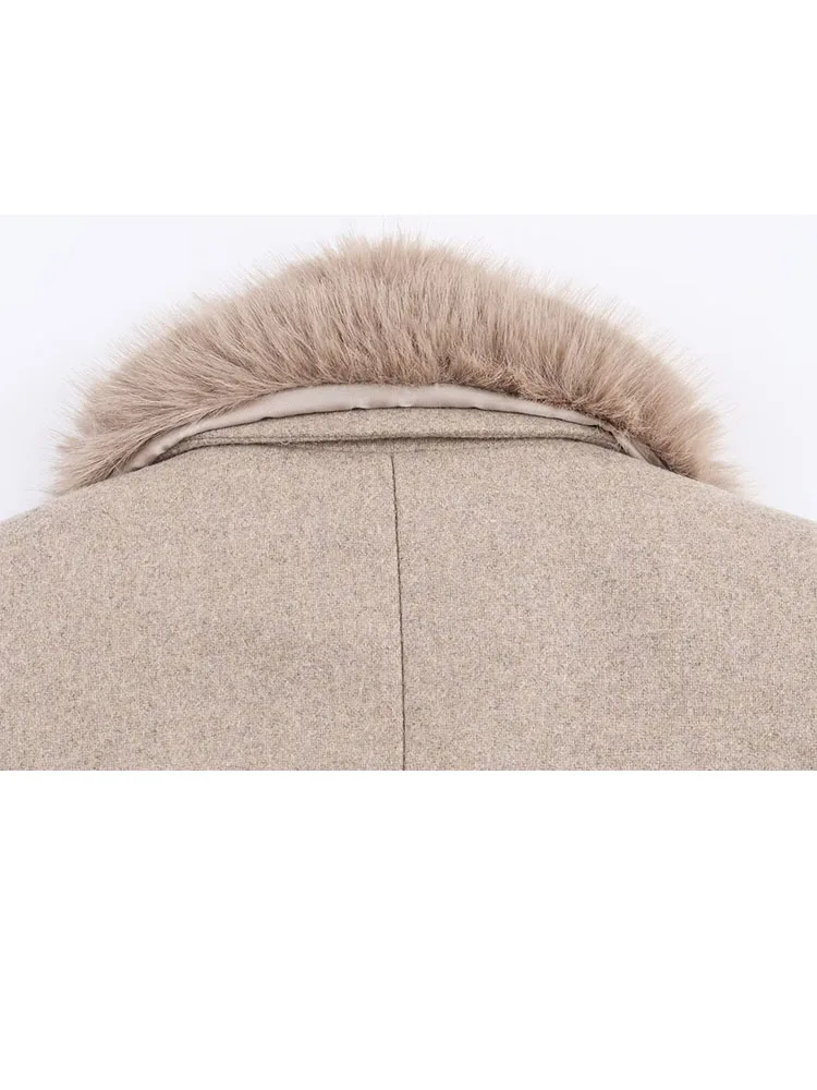 HH Vrouwen Herfst Mode Revers Geruite Zakken Jas Vrouwelijke Eenvoudige Temperament Warme Streetwear Single-breasted Riem Jas