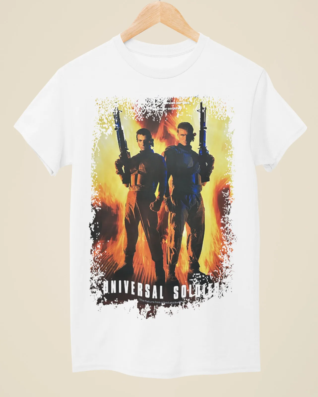 

Universal Soldier - Movie Poster Inspired Unisex White T-Shirt