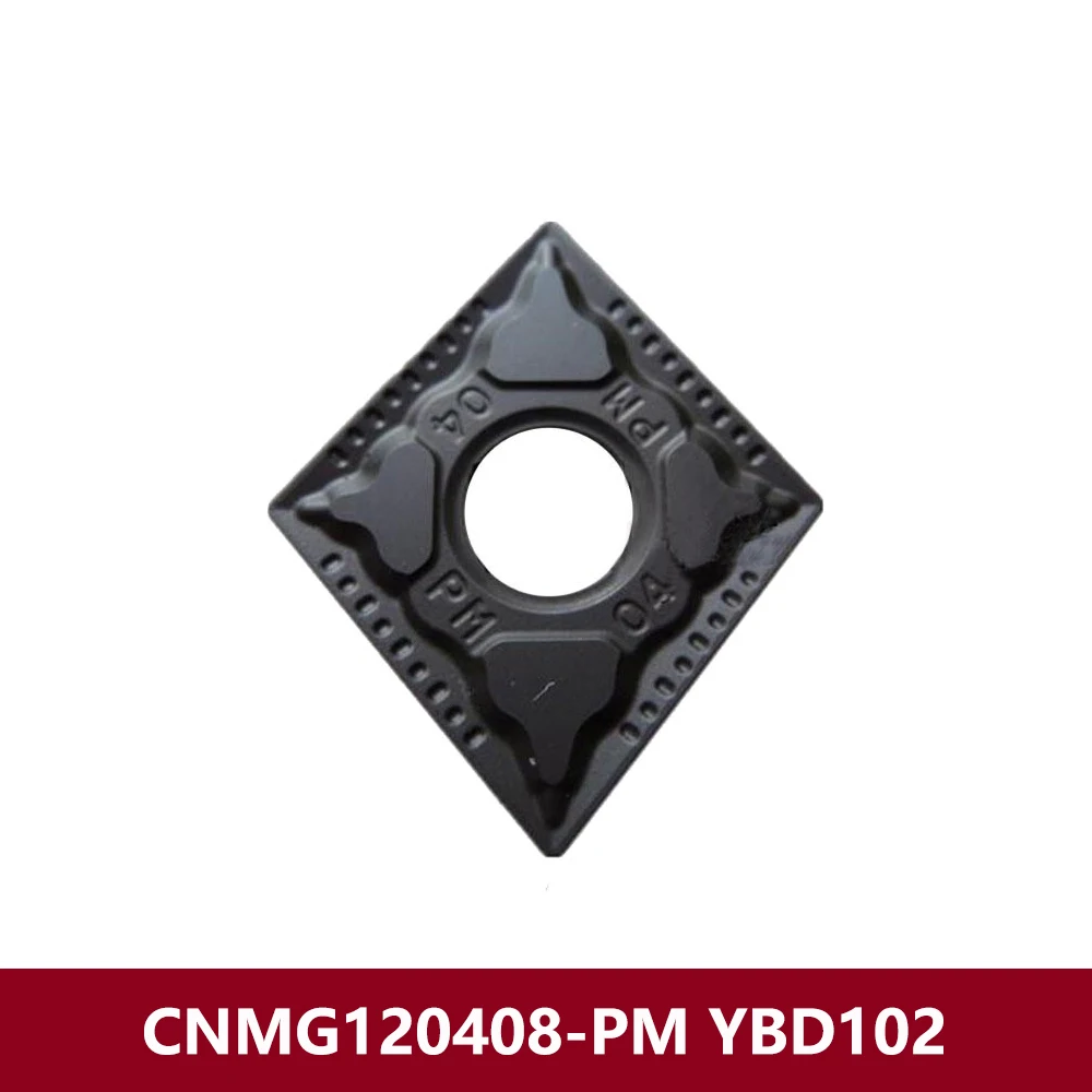 

CNMG432-PM CNMG120408-PM YBD102 Original CNMG120408 PM CNMG 120408 PM Carbide Inserts Blade Plate CNMG1204 CNC Lathe Cutter Tool