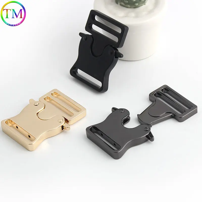 5-30 Pieces Wide Contoured Side Release Buckles Quick Release Fastener Curved Clasp Diy Bag Backpack Webbing Sewing Accessories