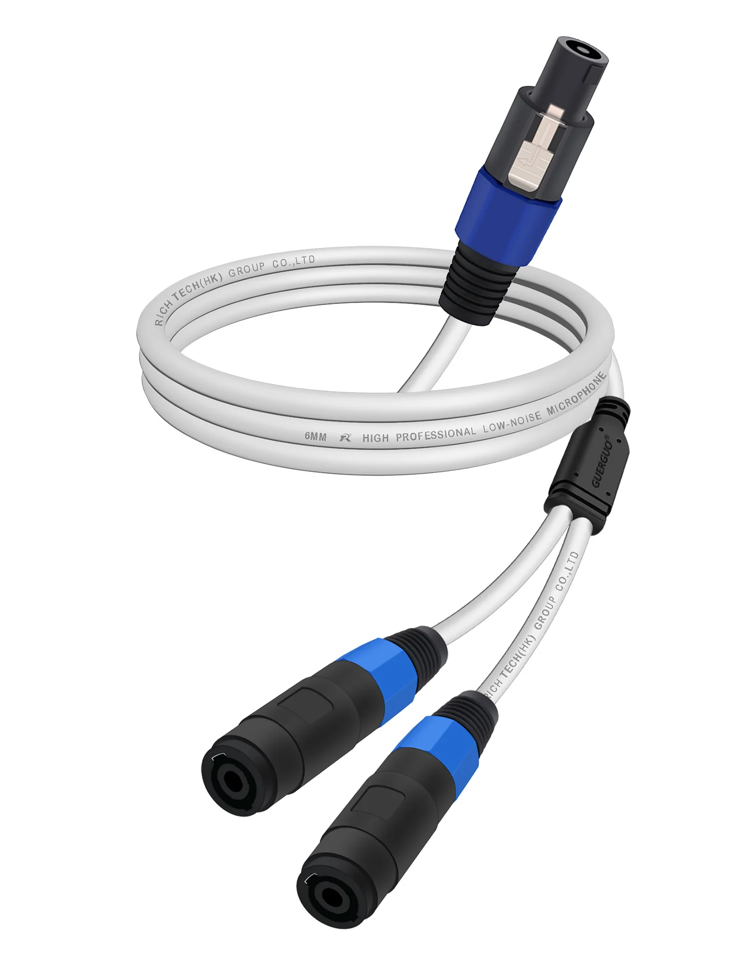 Speakon Splitter 1 To 2 Splitter Y Cable Speaker Break Out Cable Speakon Female/Male To Dual Male/Female Extension SOUND Cable