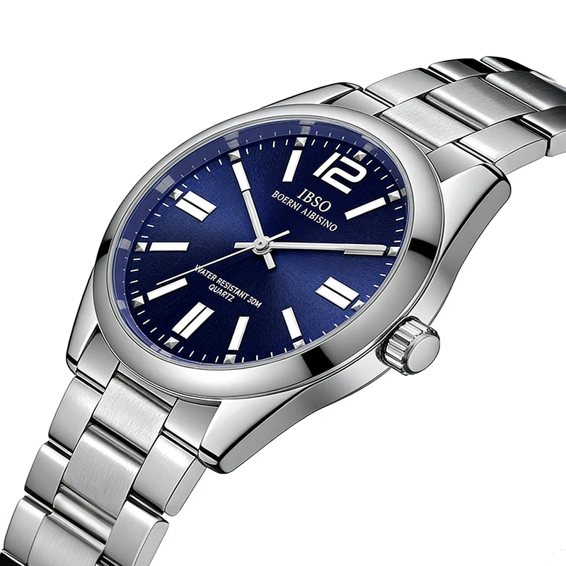 

Original Waterproof Women Wristwatch Blue Dial Ultra Steel Elegant Hand Clock Female Gifts Luxury Brand Ladies Watches Golden