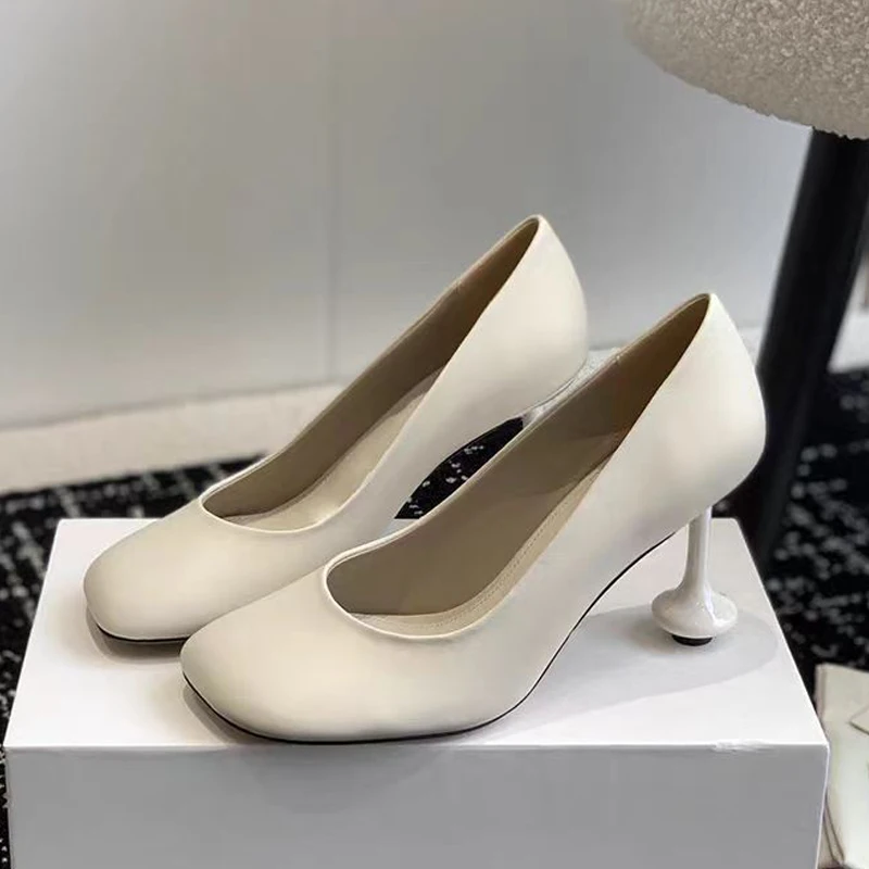 Eilyken Designer-Pumps mit runder Zehenpartie für Damen, sexy, dünne High Heels, Stripper-Schuhe, Frühling und Herbst, prägnante Zapatos De Mujer