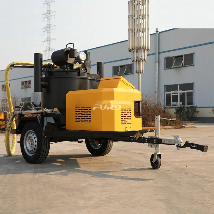 Hand push walking asphalt road crack sealing machine 200l asphalt caulking machine