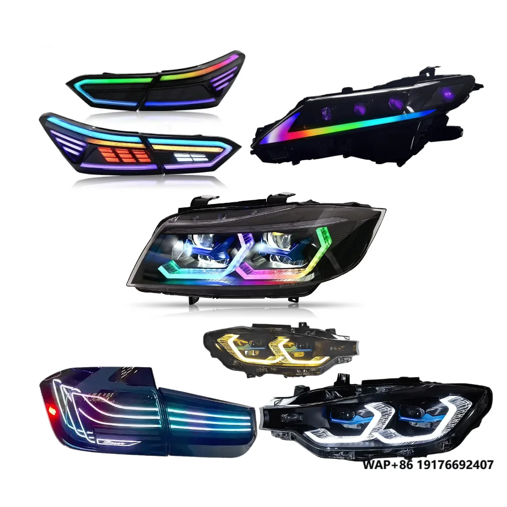 Special Customization Headlights Taillights Grilles Dual Color Style RGB OSS GTS Style Emark DOT Certification Upgrade Modified