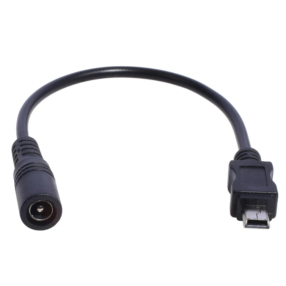 Pass 3A charging cable 5521 female to Mini USB male MP4 speaker, headphone, dash cam power supply cable V3 port