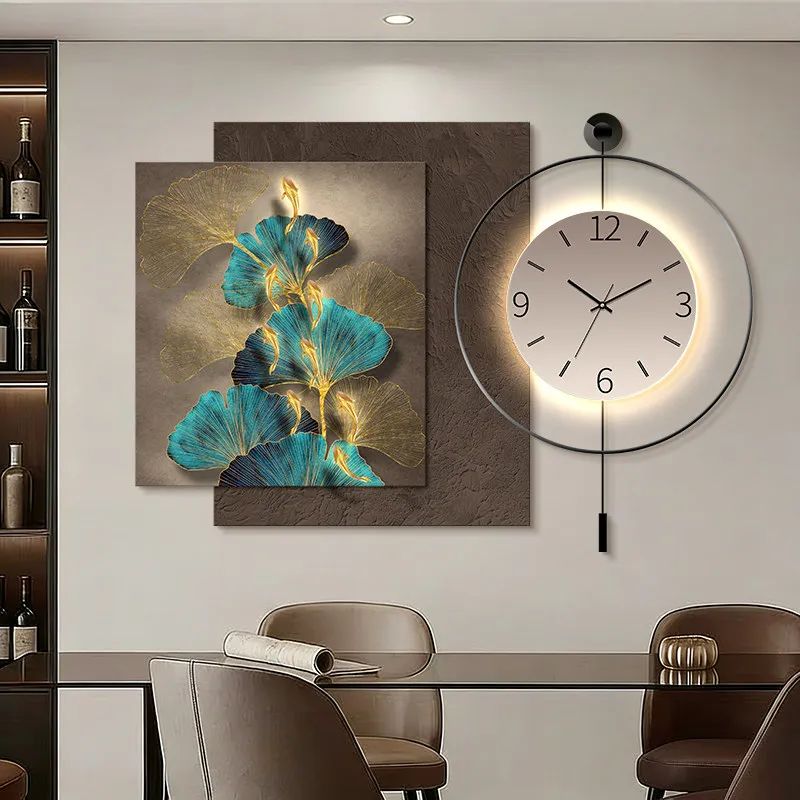Design Kitchen Wall Clocks Digital Fashion Creative Aesthetic Art Mural Clock Wall Luxury Interior Wanduhr Room Decorations