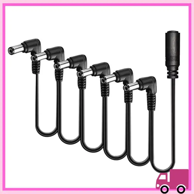 Compact General Guitar Effect Pedals 6/8 Way Power Daisy Chain Cables Fit For Pedal Power Adapter Guitar Effector Accessories A