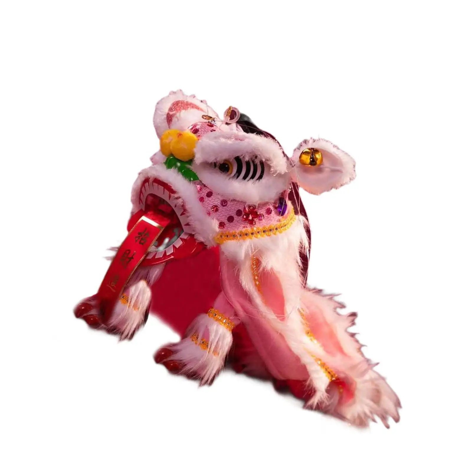 จีน Marionette Lion ของเล่น,String Lion Dance Puppet,2025,ของที่ระลึกแบบพกพาจีนตกแต่งปีใหม่เทศกาลฤดูใบไม้ผลิ party