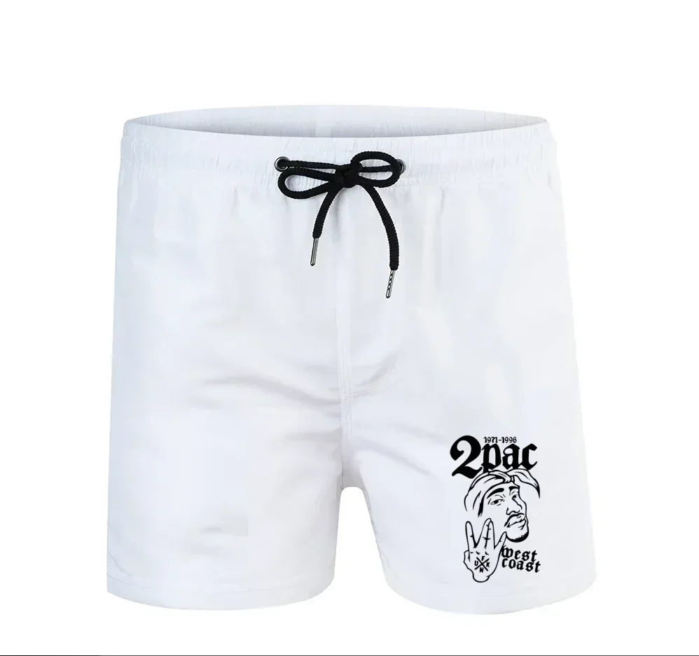 Shorts for  Summer Breathable Beach Shorts Trunks Casual  Fashion Board Surf Quick Drying Drawstring Boxers 3 Points Pants 2pac