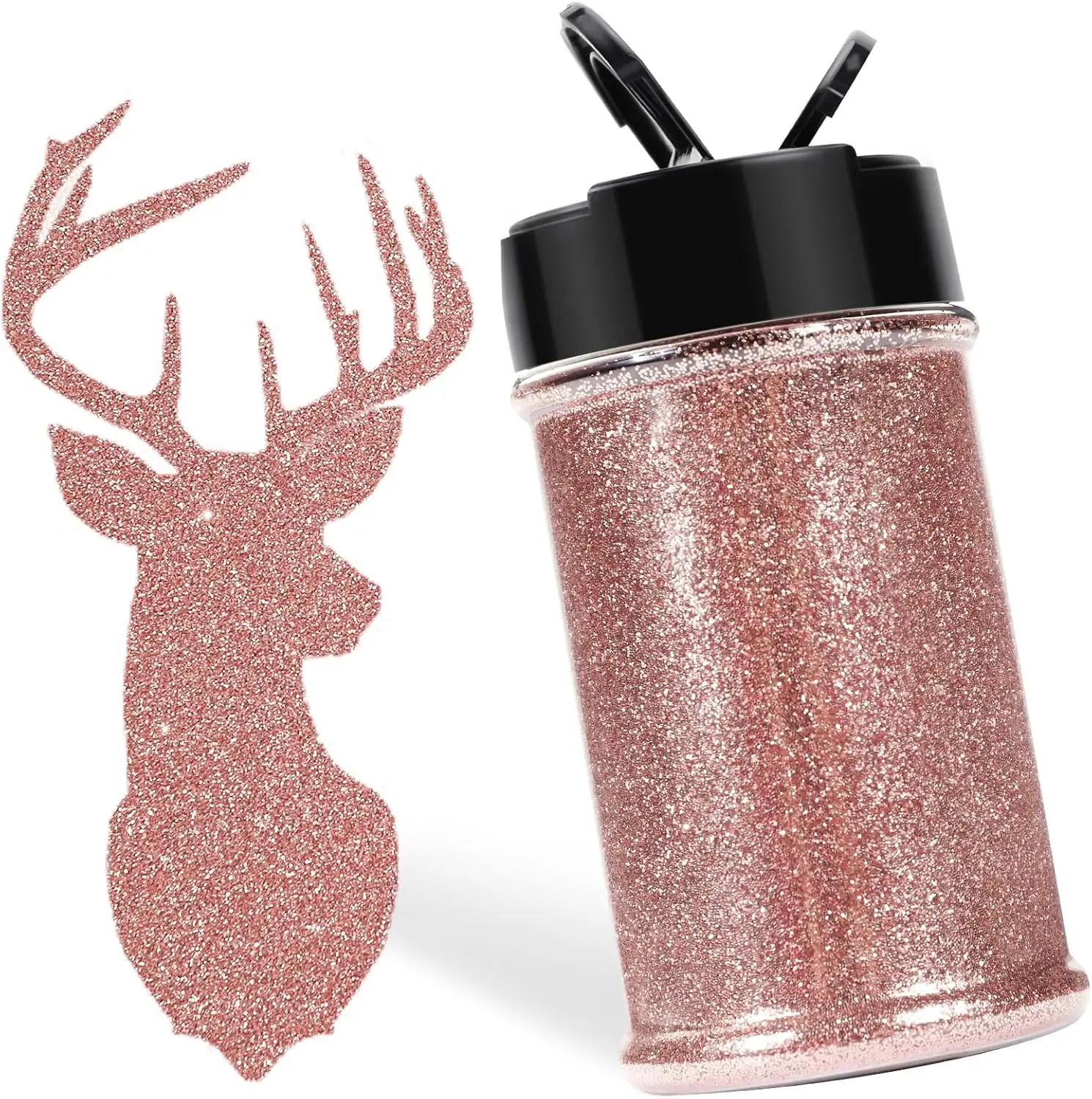 Holografischer Extra Feiner Glitzer - Türkisfarbener Glitzer 50 g/1,76 oz, 0,2MM Epoxid-Glitzer für Harz, Kunst, Handwerk, Nägel, Kerzenherstellung – Detail 14