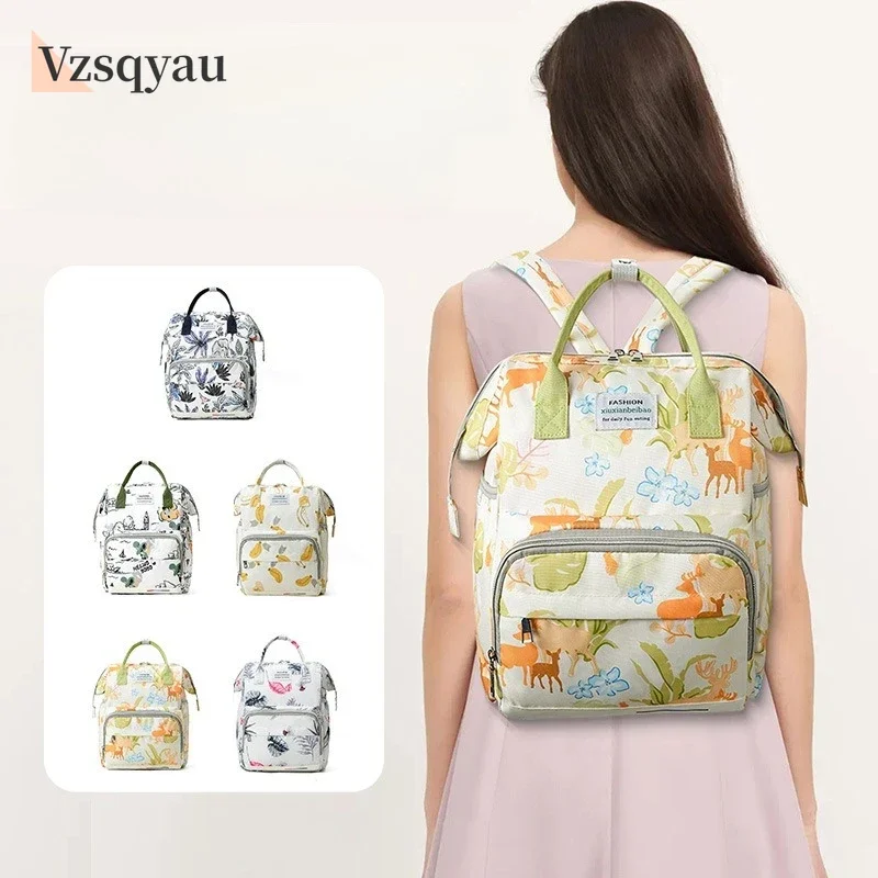 الأم الحوامل حقيبة سعة كبيرة حفاضات الطفل حزمة حقيبة السفر أمي الرضاعة الطبيعية عربة أكياس حفاضات الطفل حقيبة الظهر #1