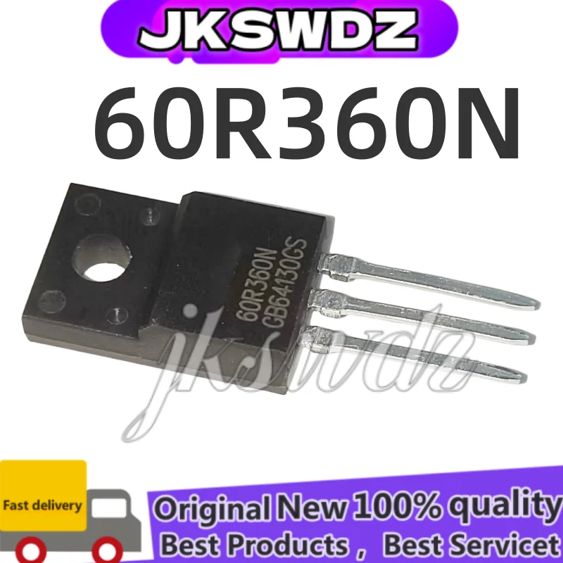 

5PCS New 60R360N TO-220F 600V 11A In stock