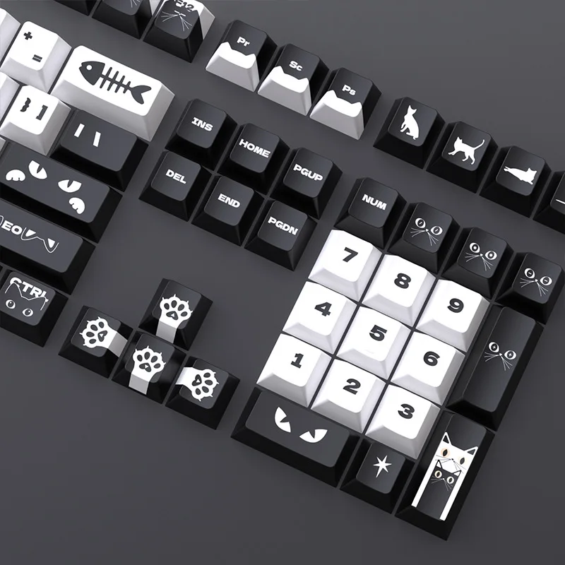 Keycap thermal sublimation original mechanical keyboard PBT small full set 126 customized