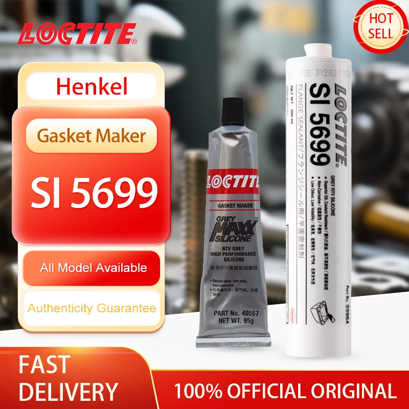 100% Original Loctite SI 5699 RTV Gasket Sealant Gray Liquid Gasket Silicone Adhesive Sealant for Automotive