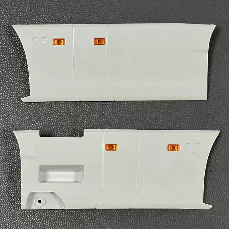 1:14th Scale Plastic Simulation Side Skirt Light Panel Upgrade Accessories for Tamiya RC Truck SCANIA 770S 6x4 56368 56371 56379
