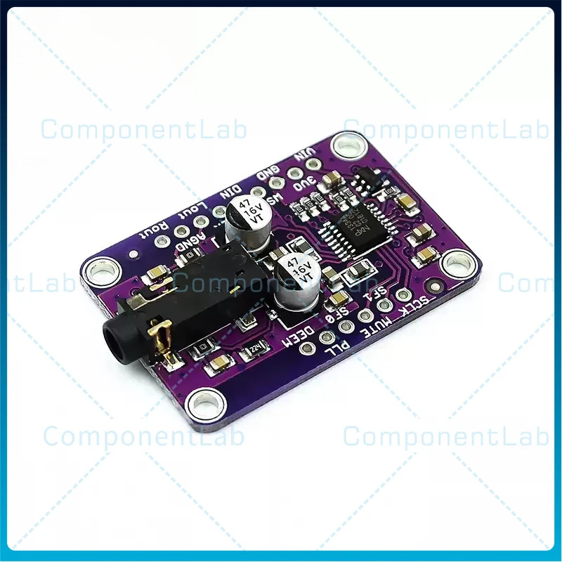5-15pcs UDA1334A I2S Stereo Audio Decoder Module