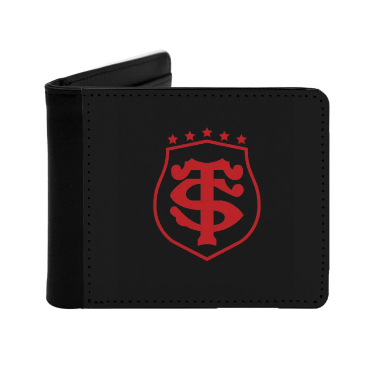 Toulouse Stadium 4 New Men's Wallet Short Fashion Pu Leather Wallet Multi Card Wallet Toulouse Stadium Toulouse Rugby Stadium