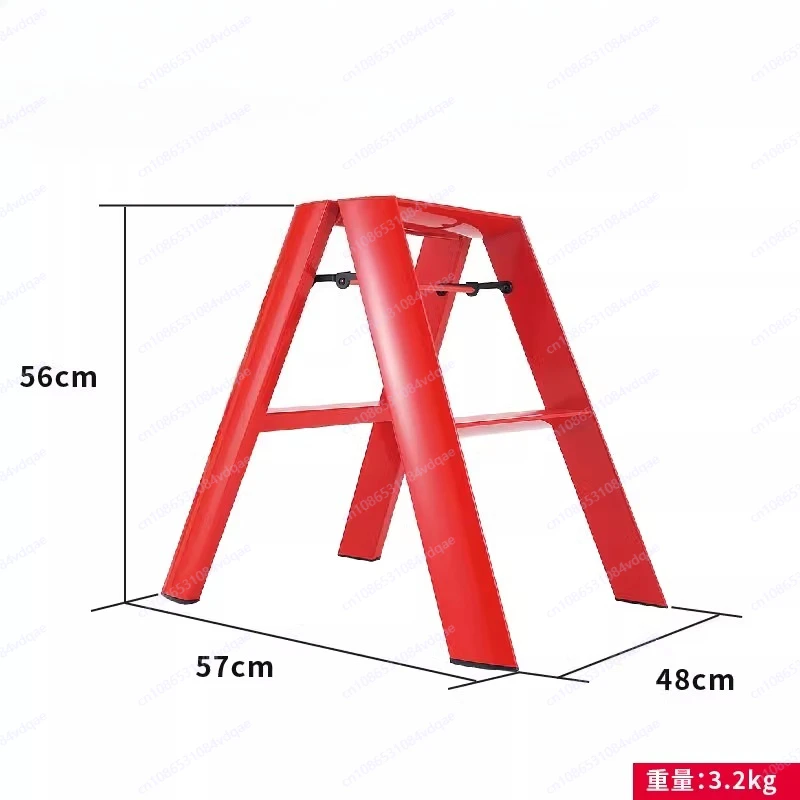 Ladder herringbone ladder Thickened household ladder Multifunctional folding storage step