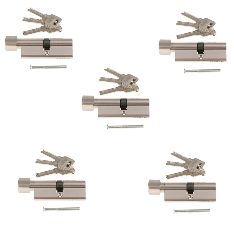 

FAST-5X 70Mm Cylinder Lock Accessories Indoor Zinc Alloy Door Lock Cylinder European Standard