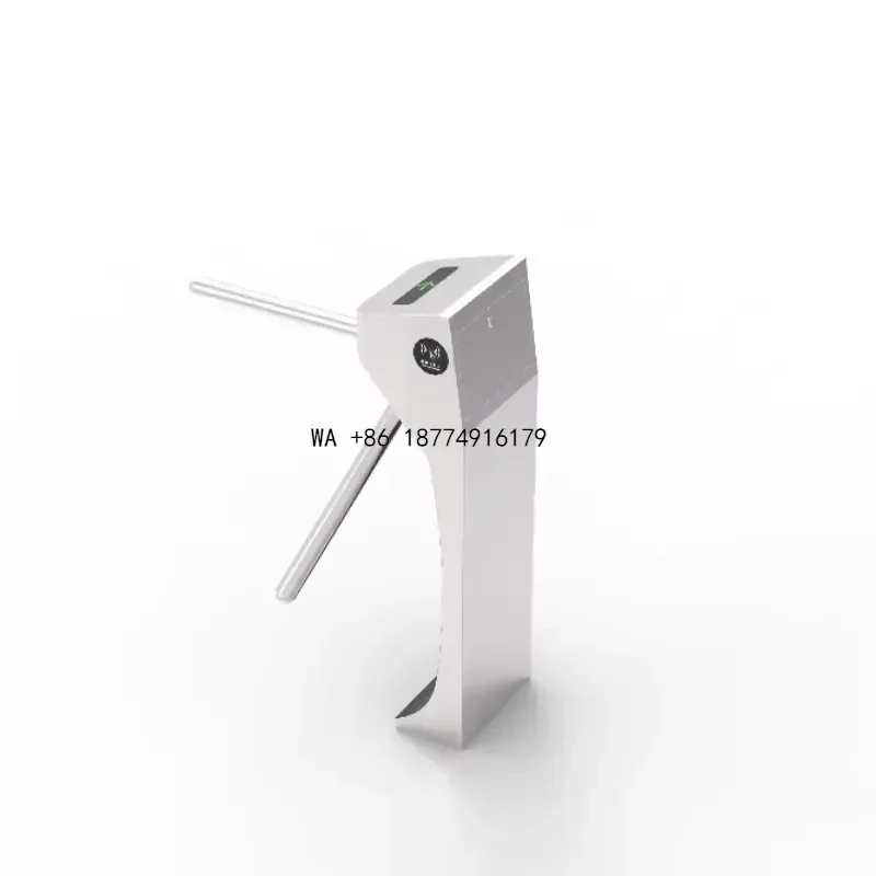 wmwmnu Access Vertical Slim Design Access Control Gate Semi Automatic Code Tripod Turnstile Gate
