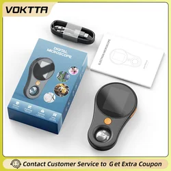 Electronic Magnifying Glass Handheld Digital High-Definition Microscope Handheld Portable 500 Times Fixed Magnifying Glass
