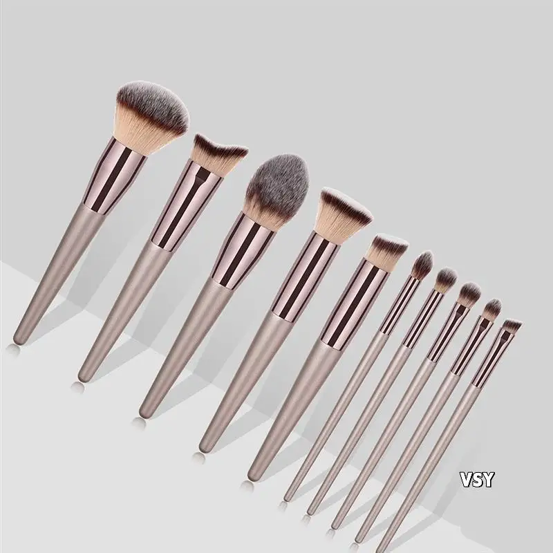 

Makeup Brush Eyeshadow Brush Powder Blush Cosmetics Brushes Eyeshadow Concealer 10PCS