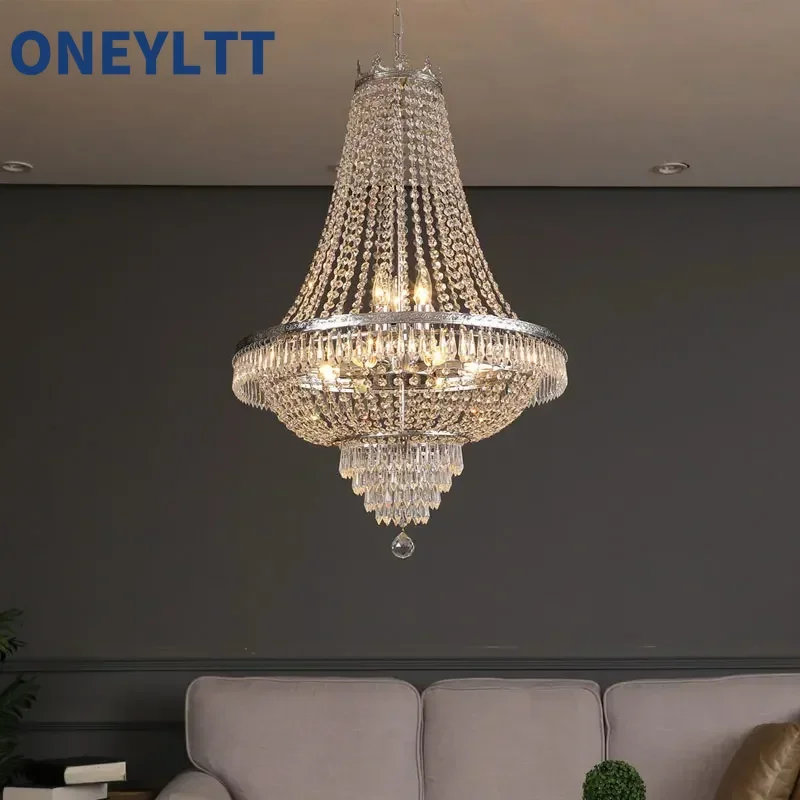 

European style wrought iron crystal chandelier, ceremonial pavilion, hanging ceiling light, wedding props, wedding decoration