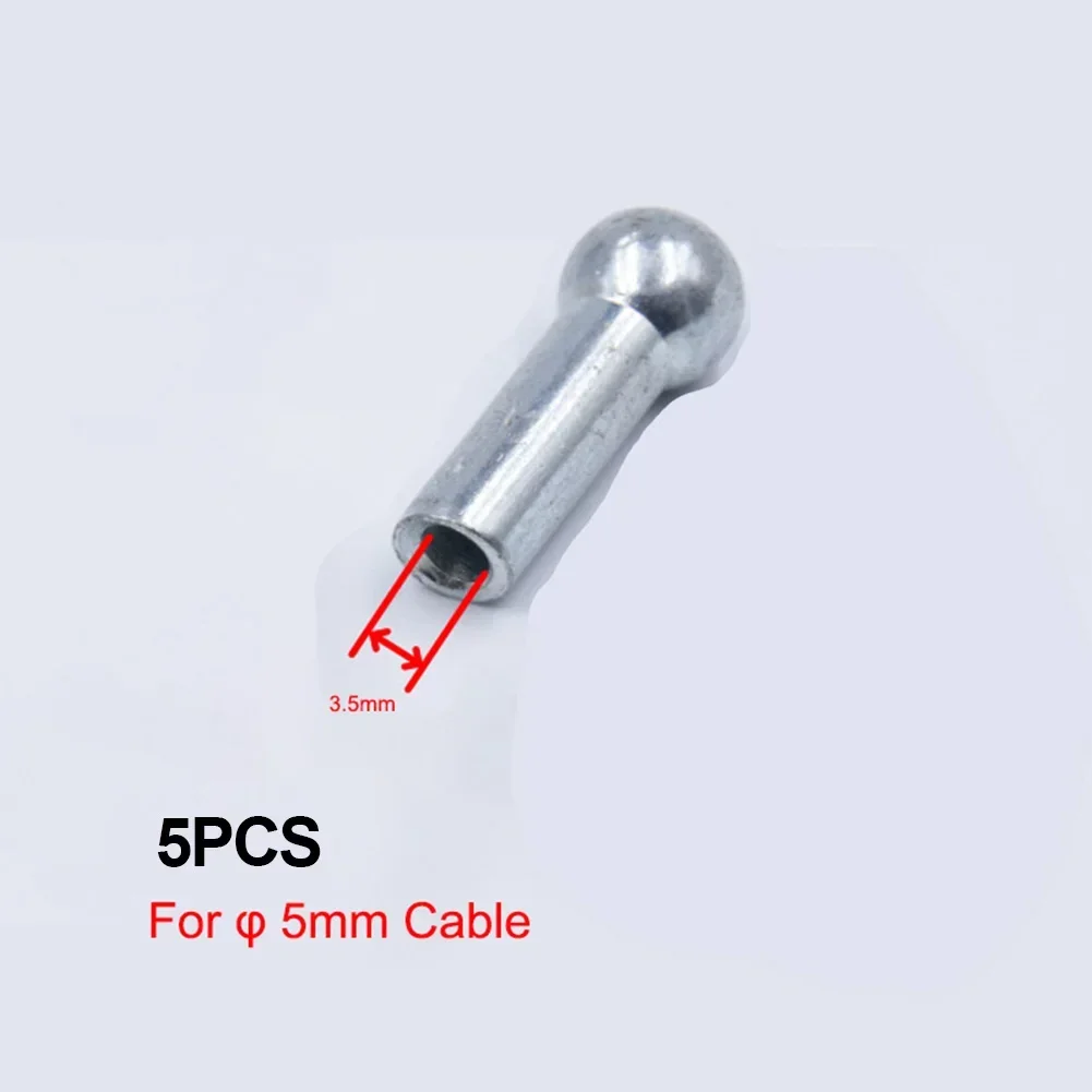 Gym Pulley Machine Cable Ball Terminals  5pcs Pack  Secure And Durable Wire Port Joint Parts For Your Fitness Equipment