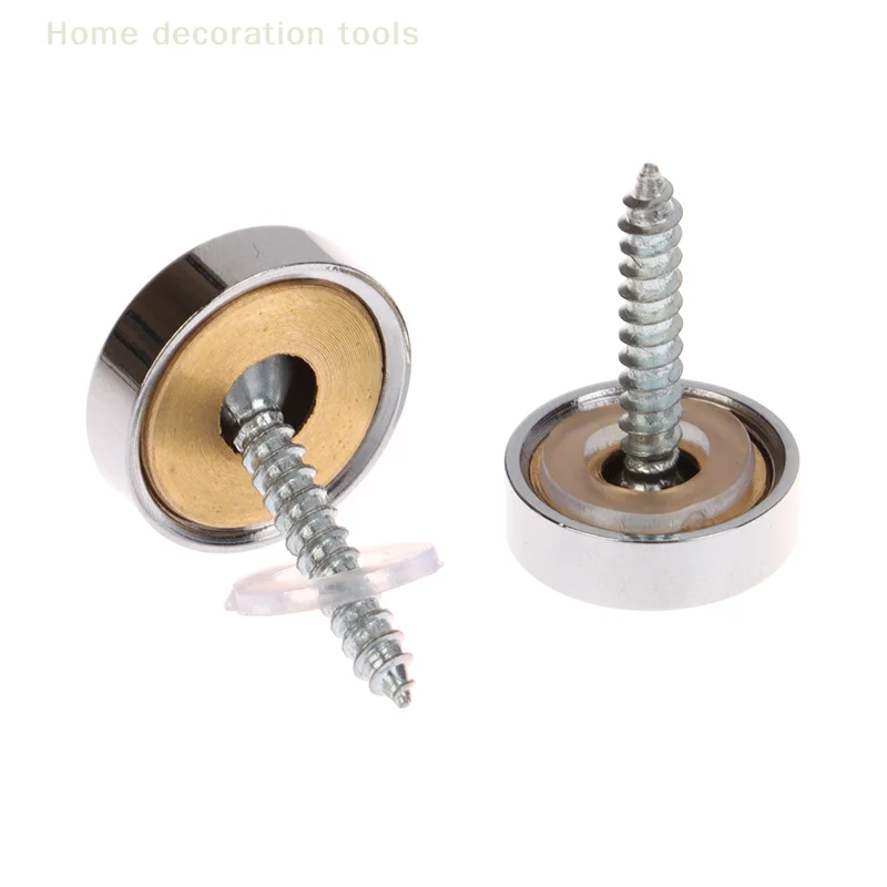 12 مجموعة موثوقة من مواجهات تثبيت الترباس، 10-18 مم مسامير غطاء برغي مرآة مزخرفة لافتات وتثبيت الإعلان