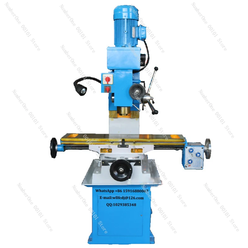 ZX50C Vertical Metal Milling Machine Small Gear Drive Drilling And Milling Machine 1.5/2.2KW 115-1750r/min Speed