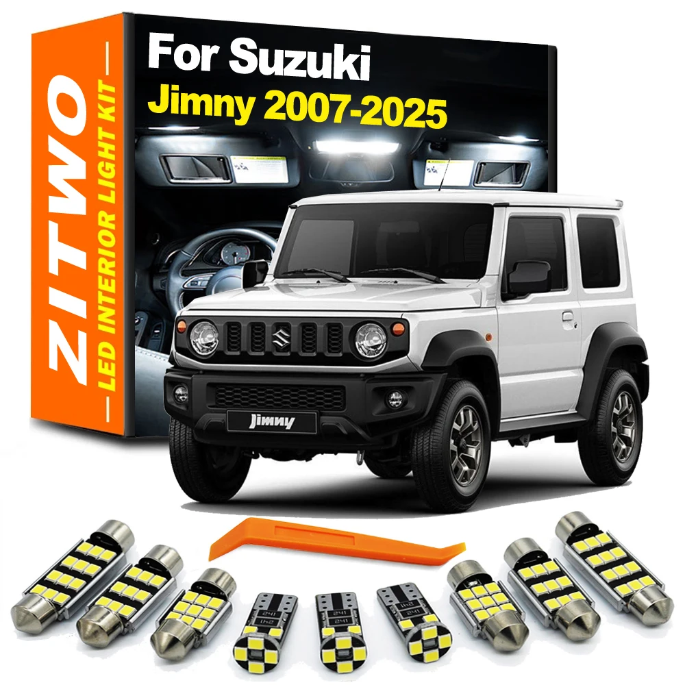 ZITWO LED Interior Reading Trunk Light Bulb Kit For Suzuki Jimny 2007- 2017 2018 2019 2020 2021 2022 2023 2024 2025 Accessories