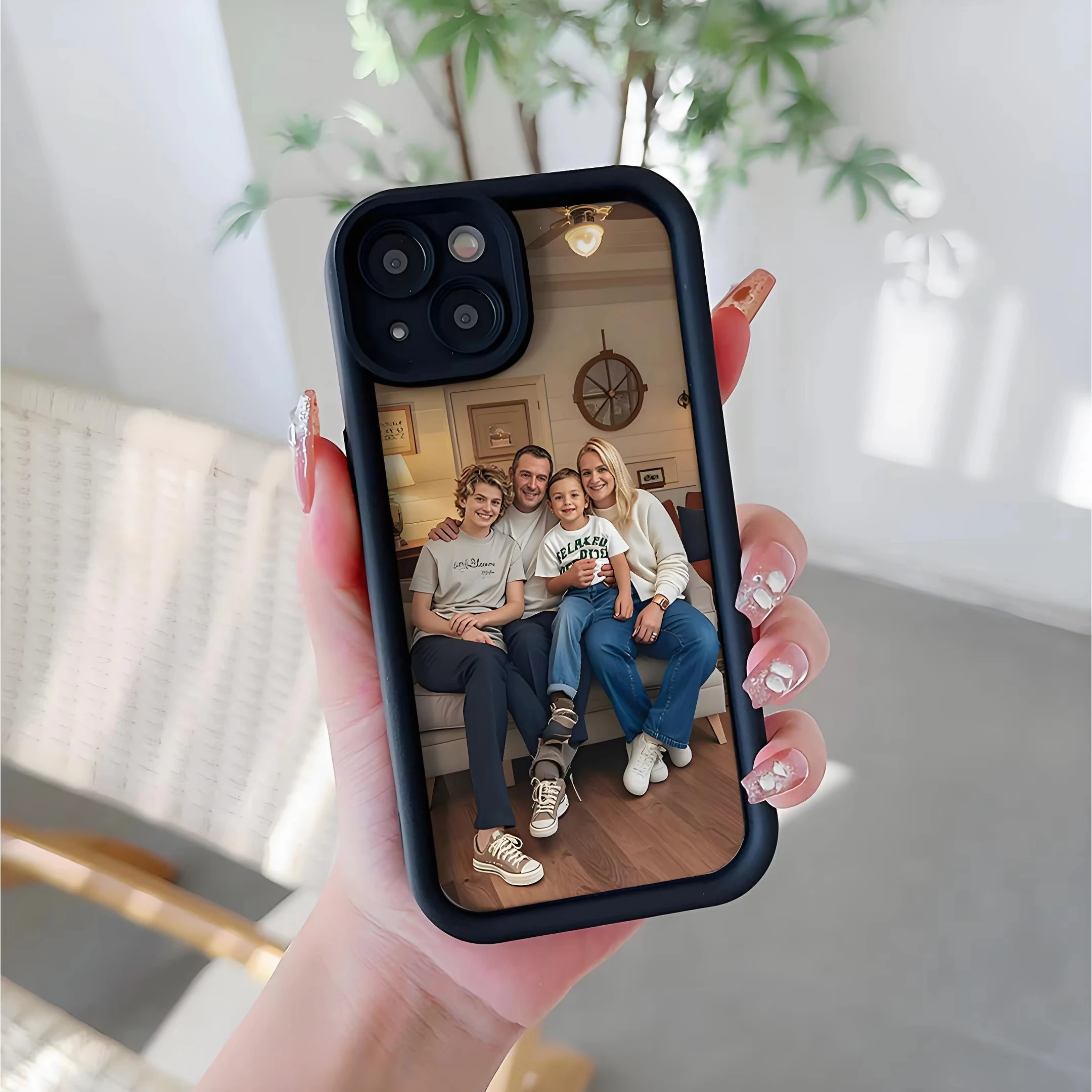 DIY Personalized Photos Customized Phone Case For Samsung S25 S24 Ultra S23 Ultra S22 S21 S20 Plus Note 20 S24FE S23FE Cover