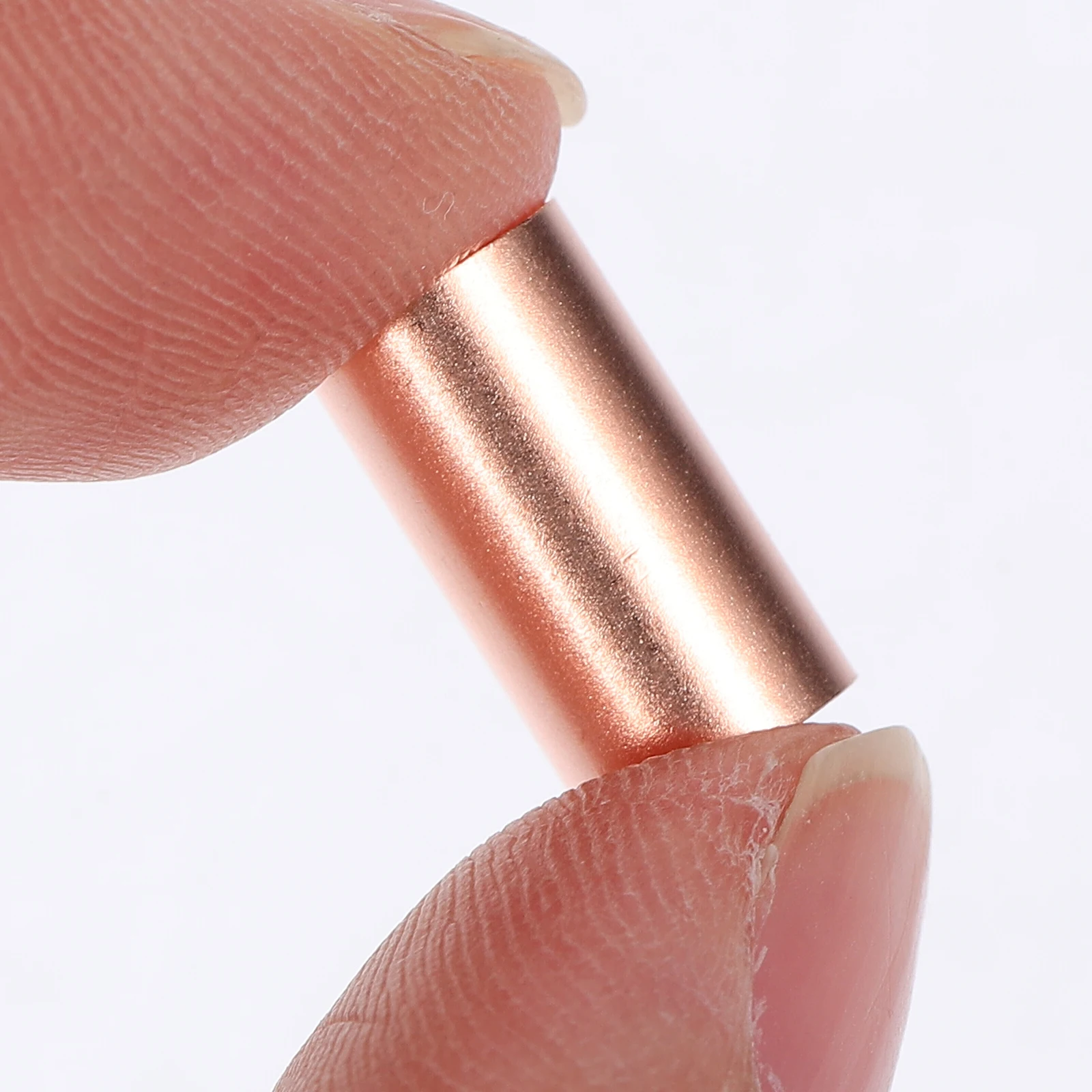 

250pcs Connecting Tubes Small Tube For Wire Connection Intermediate Copper Tubes High Conductivity Joint Tube Copper Tubing Wire