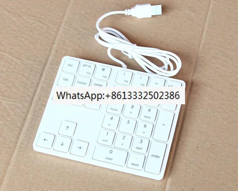 

2PCS- 34-key Numeric Keypad Wired Usb External Laptop Mute with Shortcut Keys