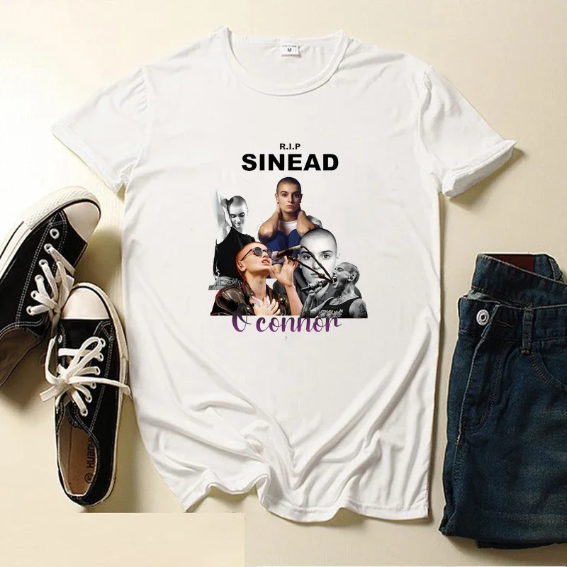 Retro Printed T-shirt Commemorative Fans T-shirt Sinéad O’Connor Thank You for Loving Me Shirts for Women RIP Sinead O'Connor