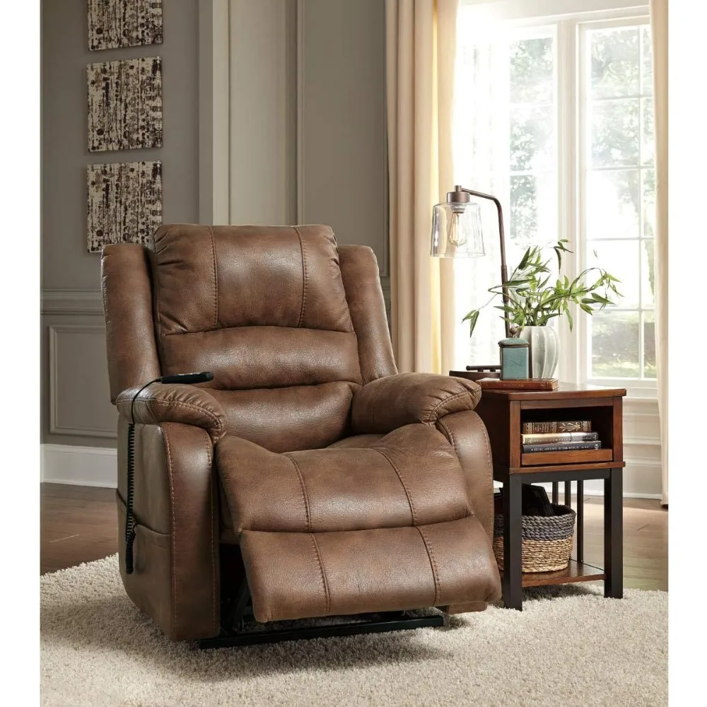 Faux Leather Electric Power Lift Recliner for Elderly, Designed for Support and Comfort with A High Back, Christmas Gift