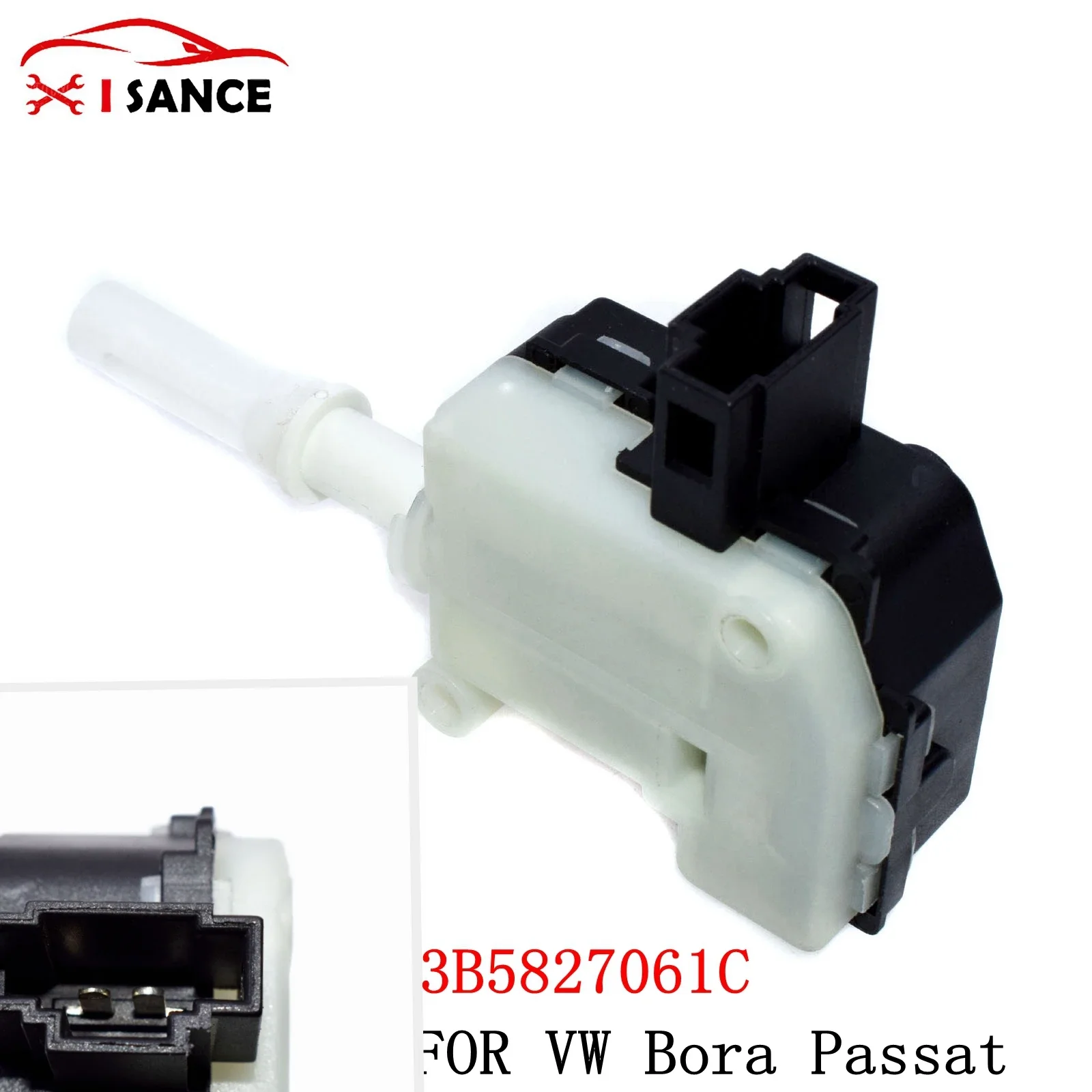 ISANCE 3B5827061C Rear Trunk Tailgate Boot Door Lock Motor Actuator For VW MK3 PASSAT B5 SHARAN 2000-2014 3B0959781D 4B9962115C