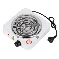 Portable Electric Iron Burner Single Stove Mini Hotplate Home Kitchen Coffee Heater Cooker Hot Plate Electric Furnace 220V 1000W