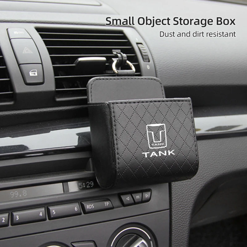 Car Air Vent Storage Box Small Object Organizer Case Hanging Packet For GWM Tank 300 City 300 Border 400 PHEV 700 800 Tank500