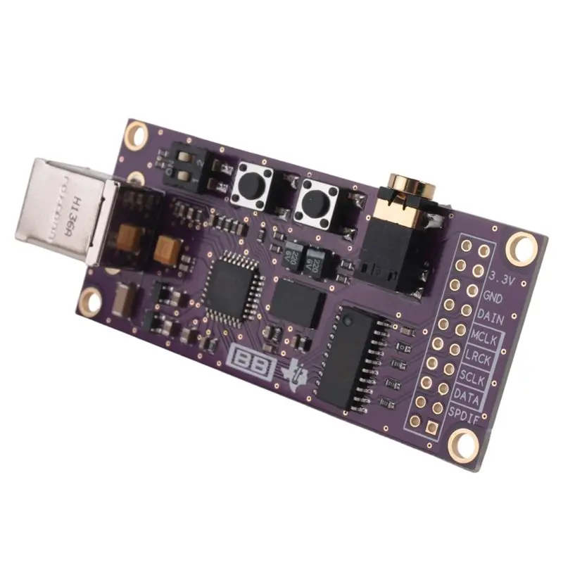 

Надежный цифровой аудиоинтерфейс USB-I2S PCM2707C (DAC-звуковая карта), совместимый с PCM2706 и XMOS (итальянская версия)
