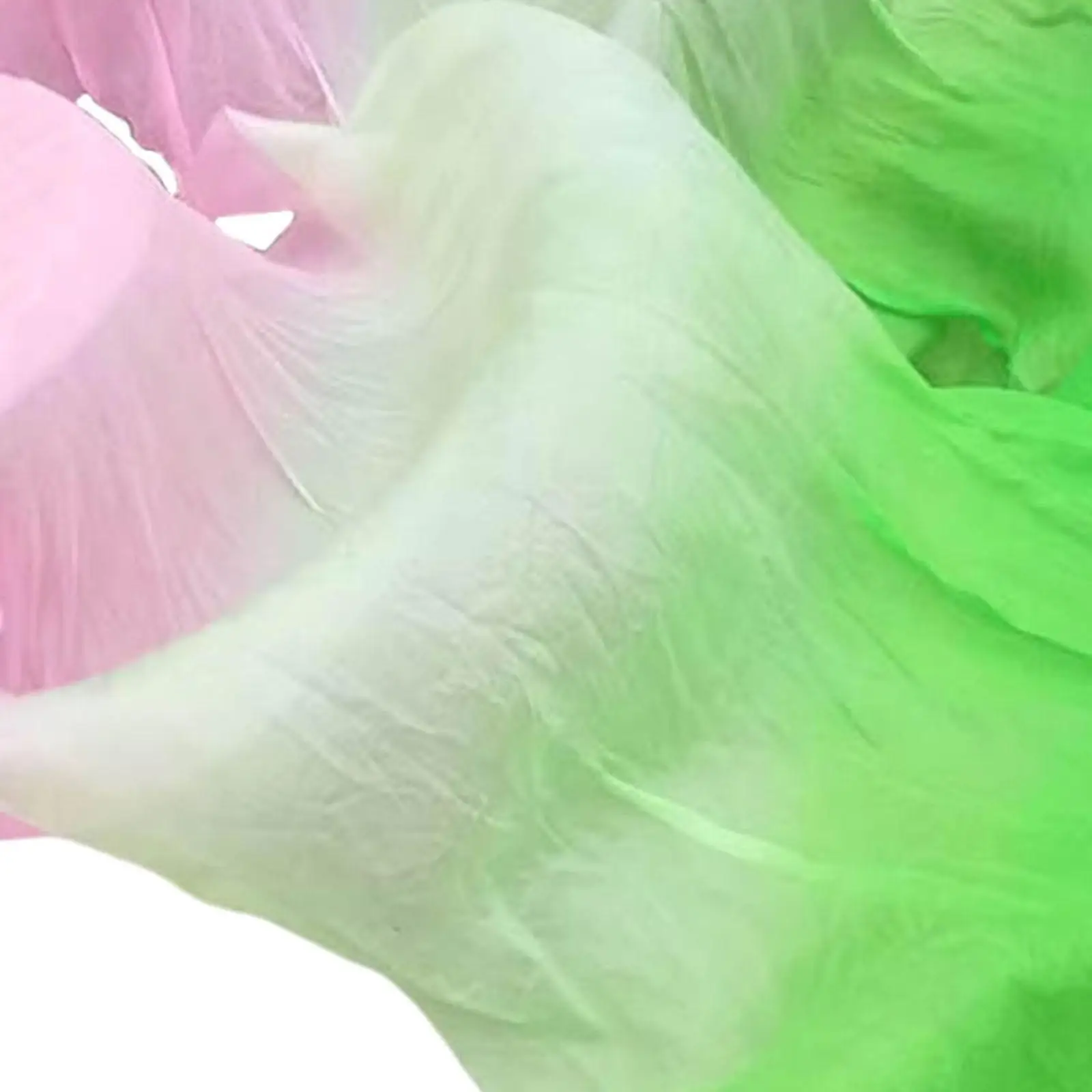 オリエンタルダンスシルクベールファン 1.8M 手作り竹扇子ペア パフォーマンスアクセサリー 女性用ドレスアップ