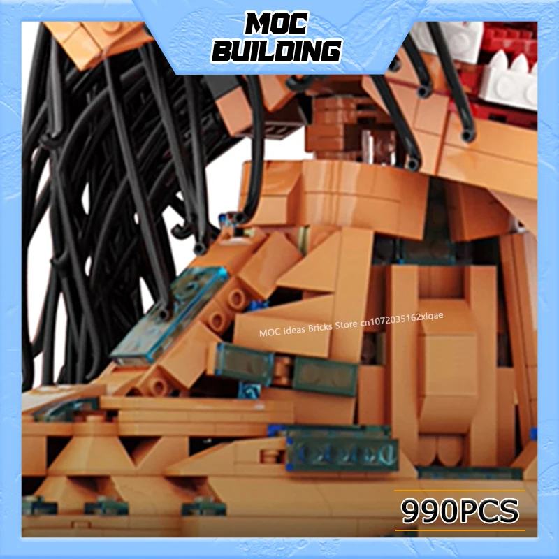 

﻿MOC Building Blocks Classic Anime Characters Giant Model DIY Assembly Bricks Creative Toys Collection Display Xmas Gifts