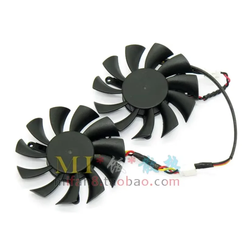 Power Logic PLD06010S12L DC 12V 0.20A Dia. 55mm C.T.C 39mm 2-Fan Server Frameless Cooling  Fan