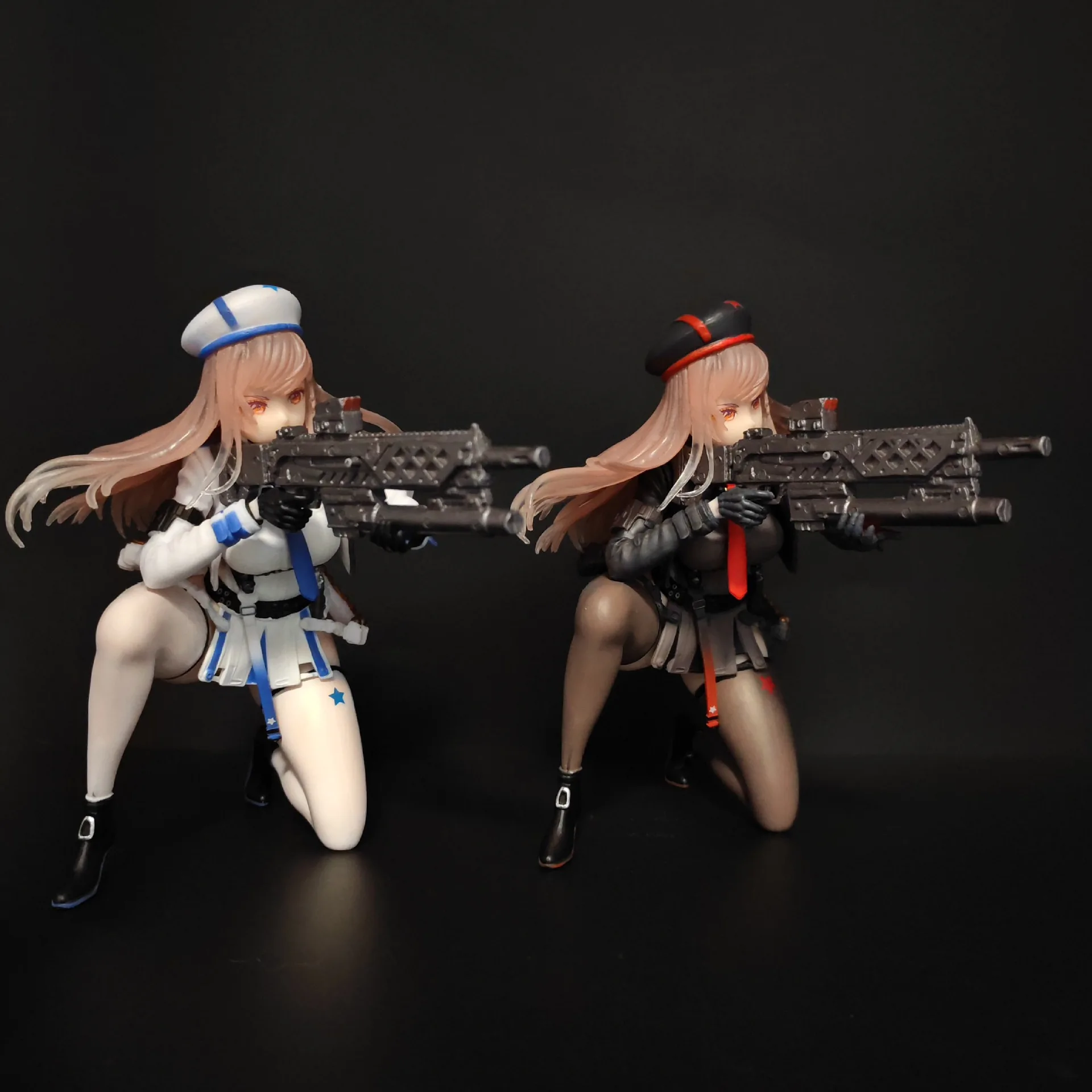 Victory Girl Rapi Figure Pink Hair Military Outfit Snow Scene 12cm Sexy Maid Movable Pvc Swimsuit Favorite Toy Gift view 4