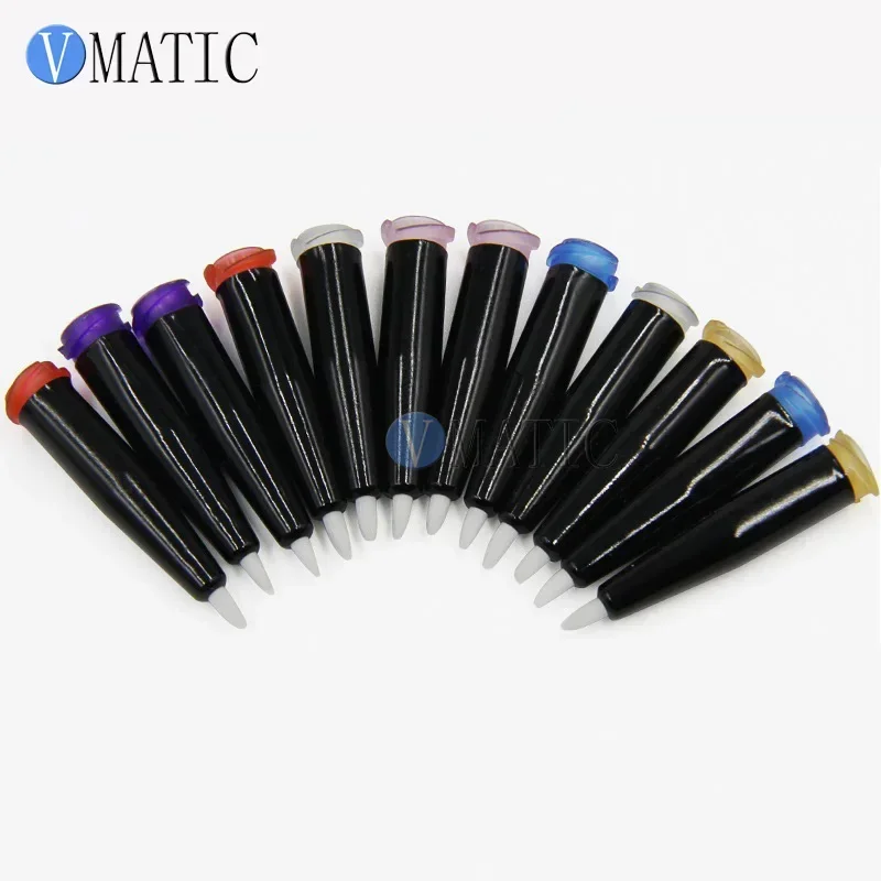 Free Shipping 10pcs 20G-27G Sharp Liquid Glue Dispensing Needle Brush Hard Brush
